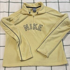 Nike Light Yellow Fleece Pullover